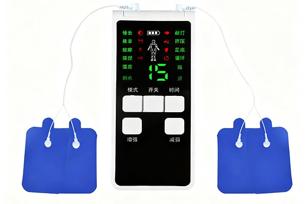 A timer set to 15 minutes next to an EMS device